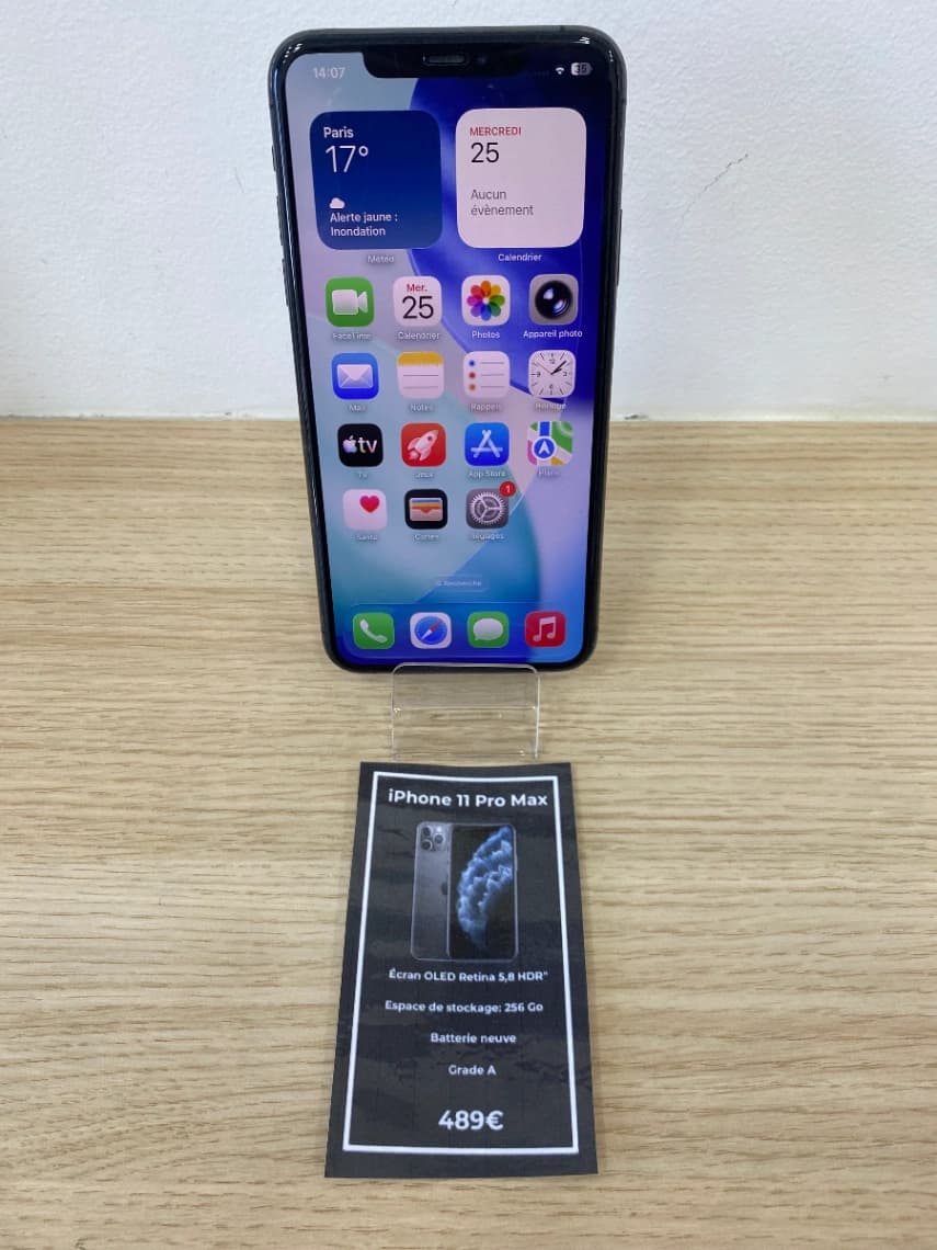 iPhone 11Pro Max - 256 GO - Batterie neuve - Grade A